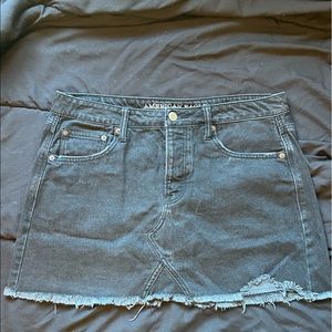 American Eagle Black Denim Skirt
